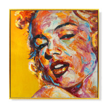 Marilyn Monroe Celebrity Portrait From Photo Modern Fine Arts